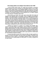 Essays 'Man nozīmīga problēma un tās risinājums Vizmas Belševicas darbā “Bille”', 1.