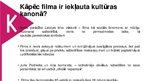 Presentations 'Latvijas kultūras kanons. Kino', 8.