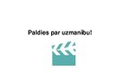 Presentations 'Latvijas kultūras kanons. Kino', 53.