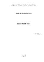 Research Papers 'Protestantisms', 1.