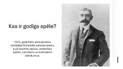 Presentations 'Kas ir godīga spēle?', 1.