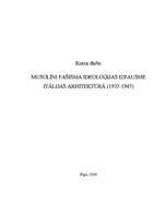 Research Papers 'Musolīni fašisma ideoloģijas izpausme Itālijas arhitektūrā (1922.-1943.)', 1.