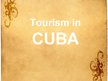 Presentations 'Tourism in Cuba', 1.
