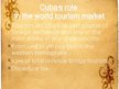 Presentations 'Tourism in Cuba', 6.