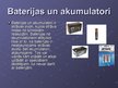 Presentations 'Baterijas un akumulatori', 2.