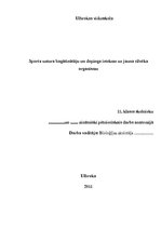 Research Papers 'Uztura bagātinātāju un dopinga ietekme uz jaunieša organismu', 1.