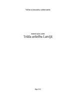 Research Papers 'Triāla attīstība Latvijā', 1.