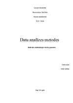 Research Papers 'Datu analīzes metodes', 1.