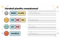 Presentations 'Latviešu valodas rakstīšanas uzdevumi 1.–2. klasei', 12.