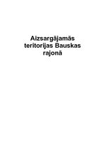 Summaries, Notes 'Aizsargājamās teritorijas Bauskas rajonā', 1.