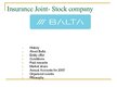 Presentations 'Insurance Joint-Stock Company "Balta"', 1.