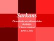 Presentations 'Sarkans - kultūrvēsture', 1.