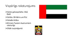 Presentations 'Apvienotie Arābu Emirāti', 3.