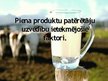 Presentations 'Piena produktu patērētāju uzvedību ietekmējošie faktori', 1.