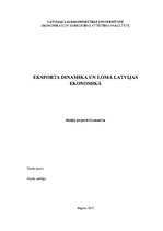 Research Papers 'Eksports, Krievijas embargo', 1.