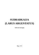 Research Papers 'Sudrabkaija (Larus Argentatus)', 1.