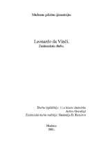 Research Papers 'Leonardo da Viči', 1.