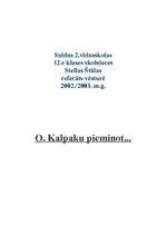 Research Papers 'Oskars Kalpaks', 1.