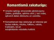 Presentations 'Romantisms', 3.