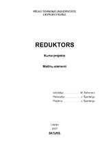 Research Papers 'Reduktors', 1.