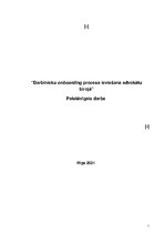 Research Papers 'Darbinieku onboarding procesa ieviešana advokātu birojā', 1.