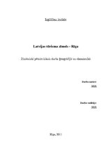 Research Papers 'Latvijas tūrisma zīmols - Rīga', 1.