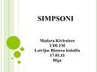 Presentations 'Simpsoni', 1.