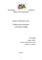 Research Papers 'Latvijas grunšu raksturojums no būvniecības viedokļa', 1.