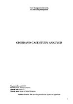 Research Papers 'Giordano Case Study Analysis', 1.