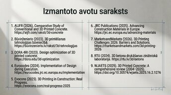 Presentations '3D-drukāšana ēku būvniecībā', 13.