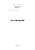 Research Papers 'Bizantijas impērija', 1.