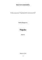 Research Papers 'Paipalas', 4.