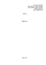Research Papers 'Migrācija', 1.