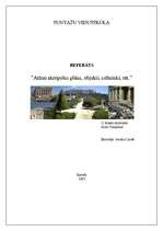 Research Papers 'Atēnu akropoles arhitektūra, tās pieminekļi un to veidotāji', 1.