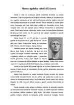 Research Papers 'Senās Grieķijas klasiskās filosofijas domātājs Platons', 5.