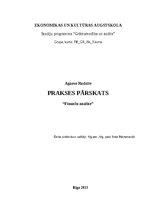 Practice Reports 'SIA “Pļaviņu komunālie pakalpojumi” finanšu analīze', 1.