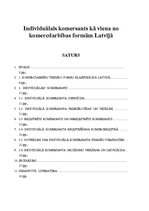 Research Papers 'Individuālais komersants kā viena no komercdarbības formām Latvijā', 1.