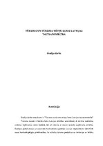 Term Papers 'Tūrisma un tūrisma mītņu loma Latvijas tautsaimniecībā', 1.