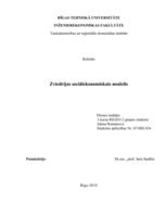 Research Papers 'Zviedrijas sociālekonomiskais modelis', 1.