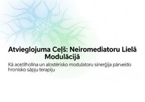Presentations 'Atvieglojuma ceļš: neiromediatoru lielā modulācija', 1.