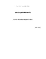 Research Papers 'Valodas politika Latvijā', 1.