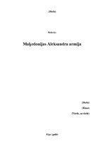 Research Papers 'Maķedonijas Aleksandra armija', 1.