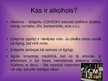Presentations 'Alkohols un smēķēšana', 3.