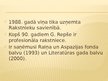 Presentations 'Gundega Repše. Biogrāfija, daiļrade, analīze, atziņas', 5.