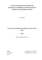 Research Papers 'Latvijas Bankas intervences darījumi Latvijas valūtas tirgū', 1.