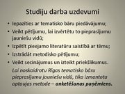 Research Papers 'Rīgas tematisko bāru piedāvājums un pieprasījums jauniešu vidū', 39.