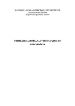 Research Papers 'Tritikāles audzēšanas tehnoloģijas un izmantošana', 1.