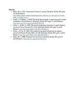 Essays 'H. E. Peplau māsu teorija un tās pielietojums aprūpē', 6.