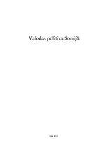 Essays 'Valodas politika Somijā', 1.