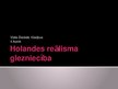 Presentations 'Holandes reālisma glezniecība', 1.